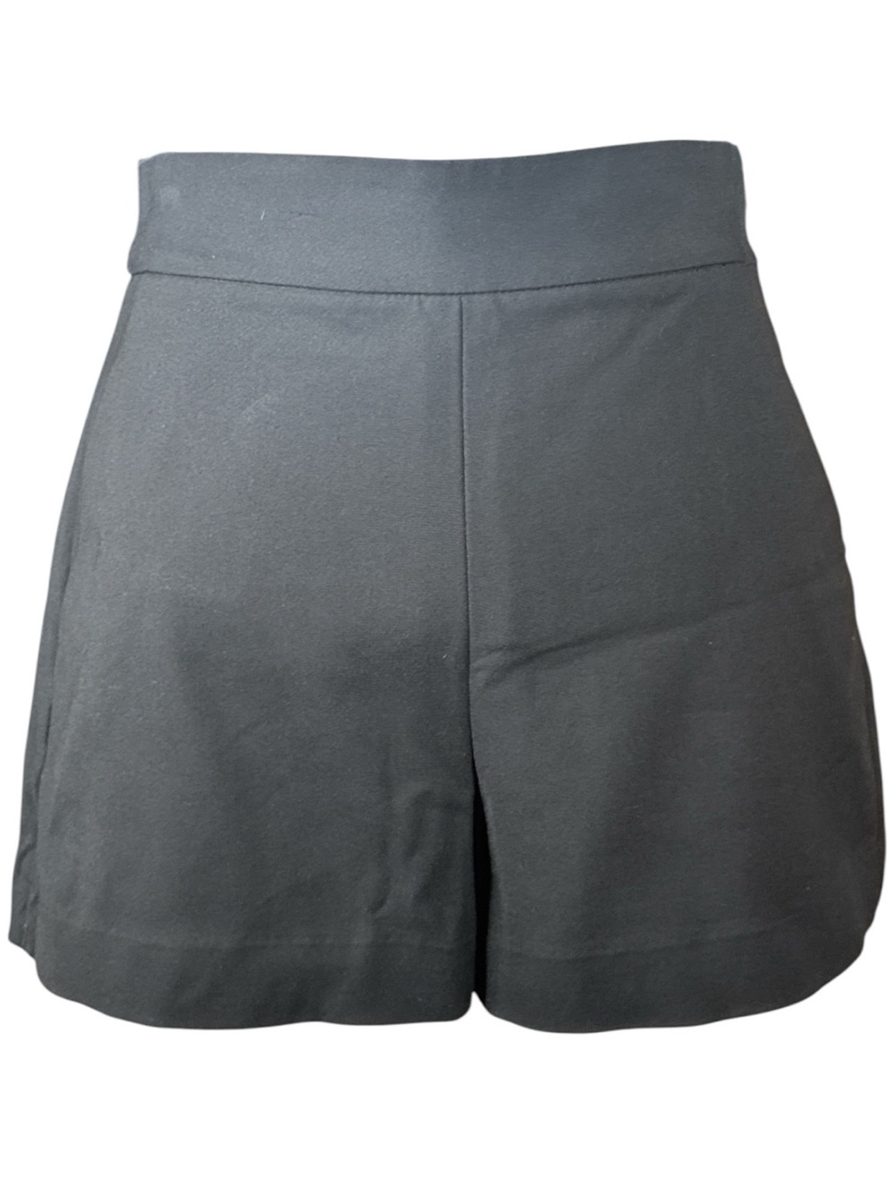 ZARA WOMAN High-Waist Black Dress Shorts